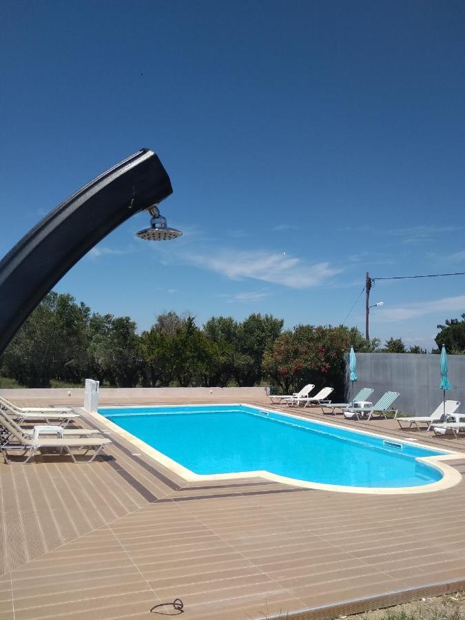 Villa Blue Apartments Ajía Triáda Kültér fotó