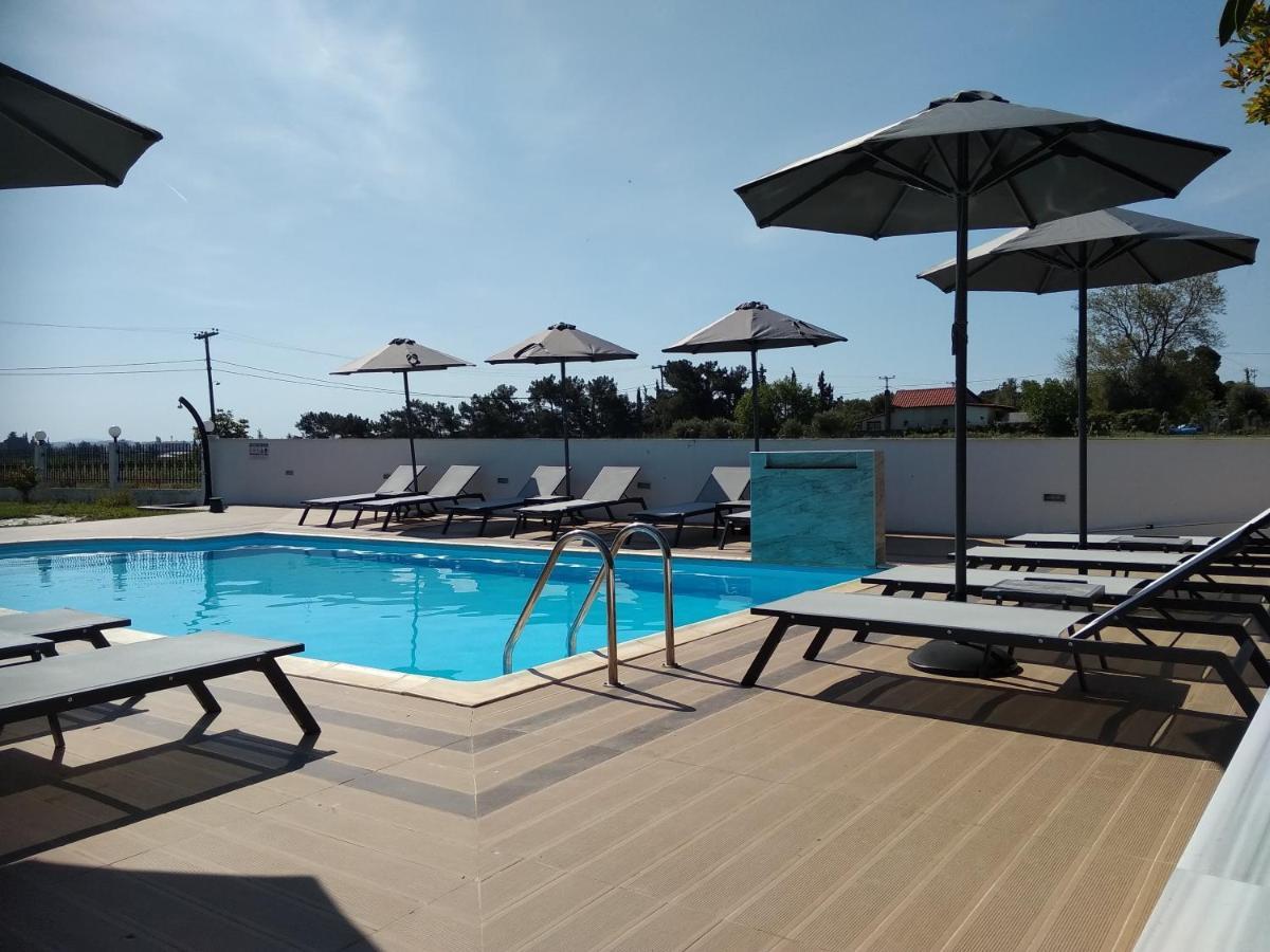 Villa Blue Apartments Ajía Triáda Kültér fotó