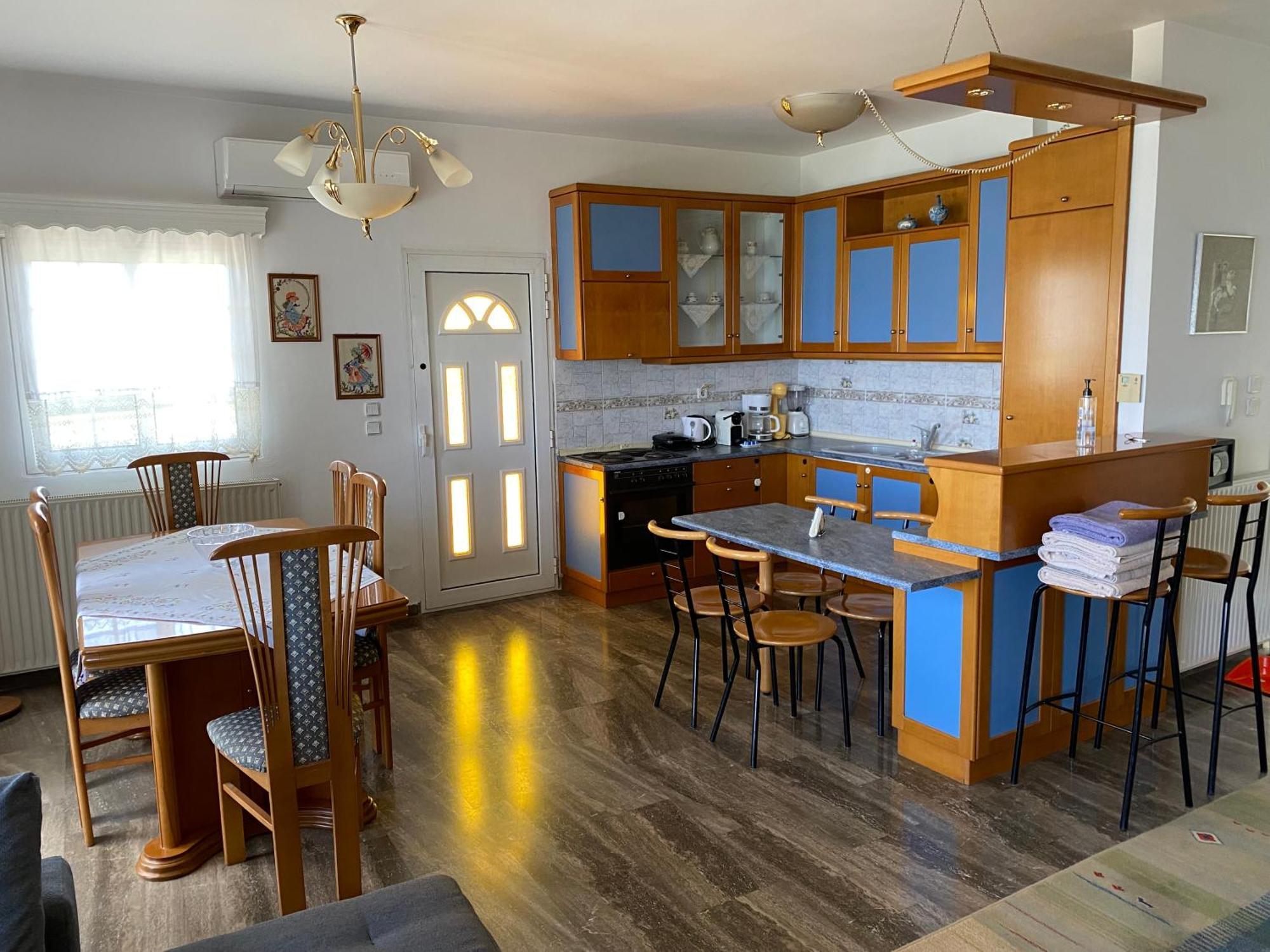 Villa Blue Apartments Ajía Triáda Kültér fotó