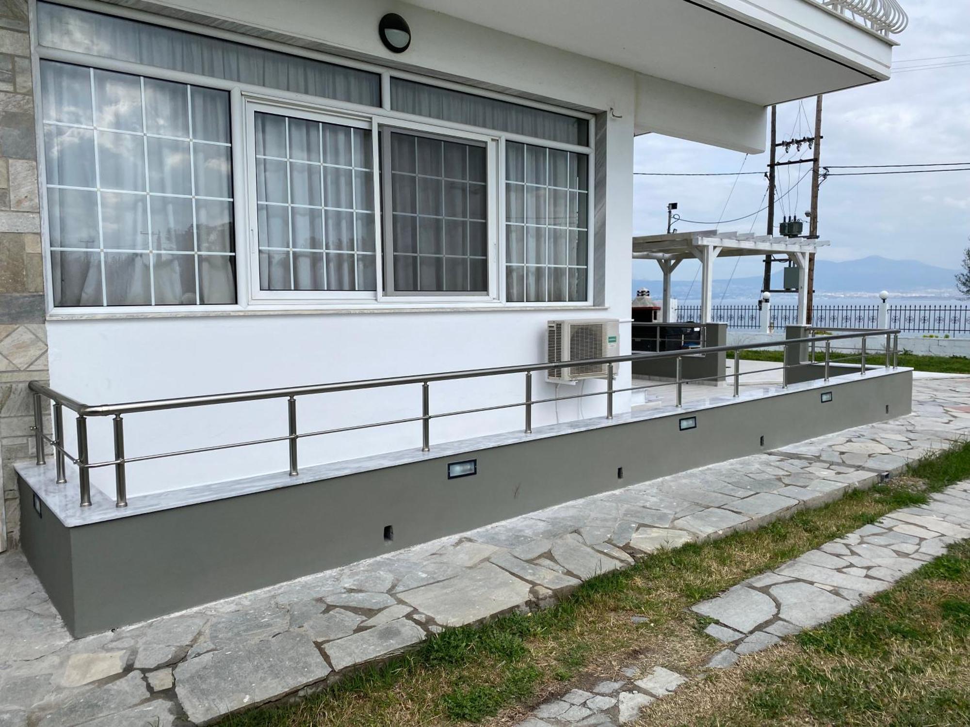 Villa Blue Apartments Ajía Triáda Kültér fotó