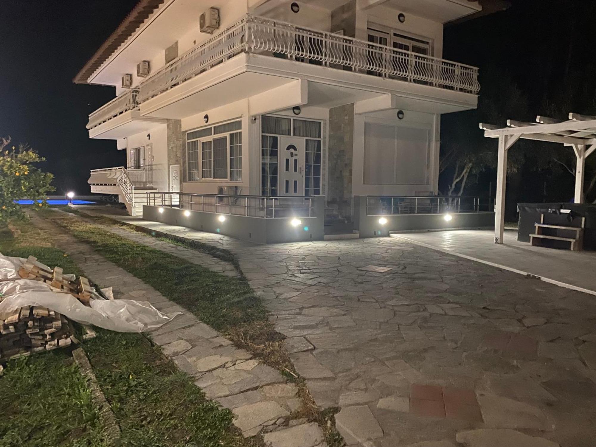 Villa Blue Apartments Ajía Triáda Kültér fotó