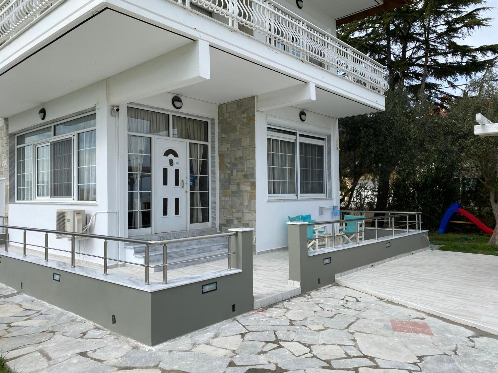 Villa Blue Apartments Ajía Triáda Kültér fotó